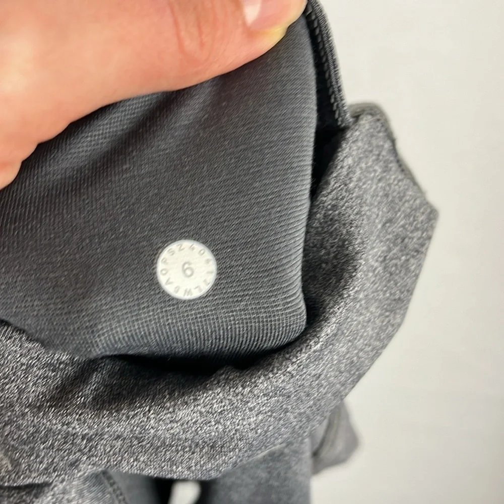 Lululemon Train Times 7/8 Pant in Heathered Black - Picture 7 of 8